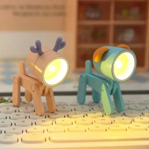 GlowMini Aura – Sfeervol LED-nachtlampje met warm licht en automatische schemersensor