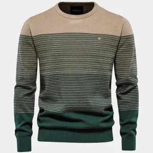MATEO – Gebreide trui met kleurverloopstrepen voor heren
