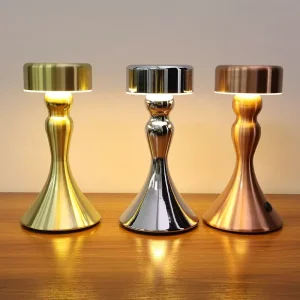 LUMINA - Elegante metalen draadloze tafellamp