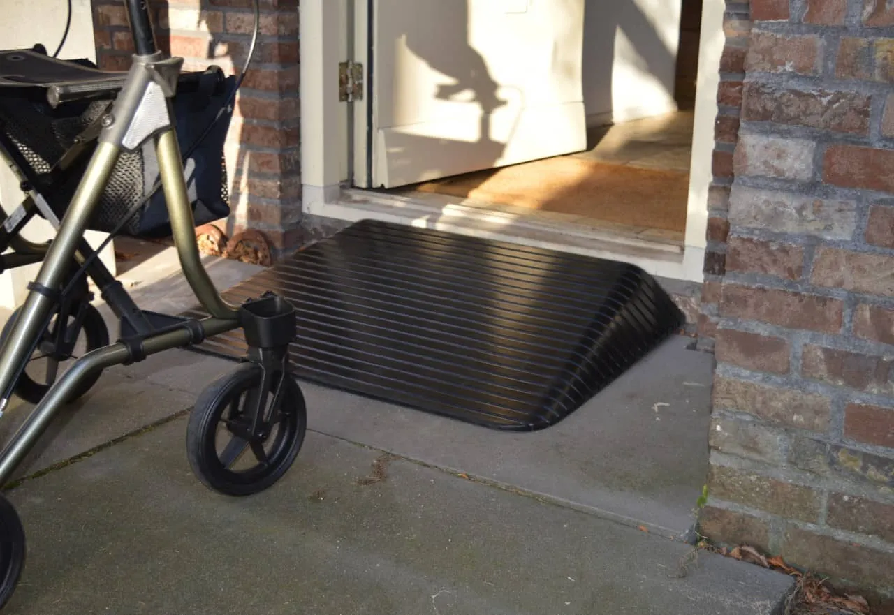 10 cm – Rubberen Drempelhulp Schuin - Afbeelding 6