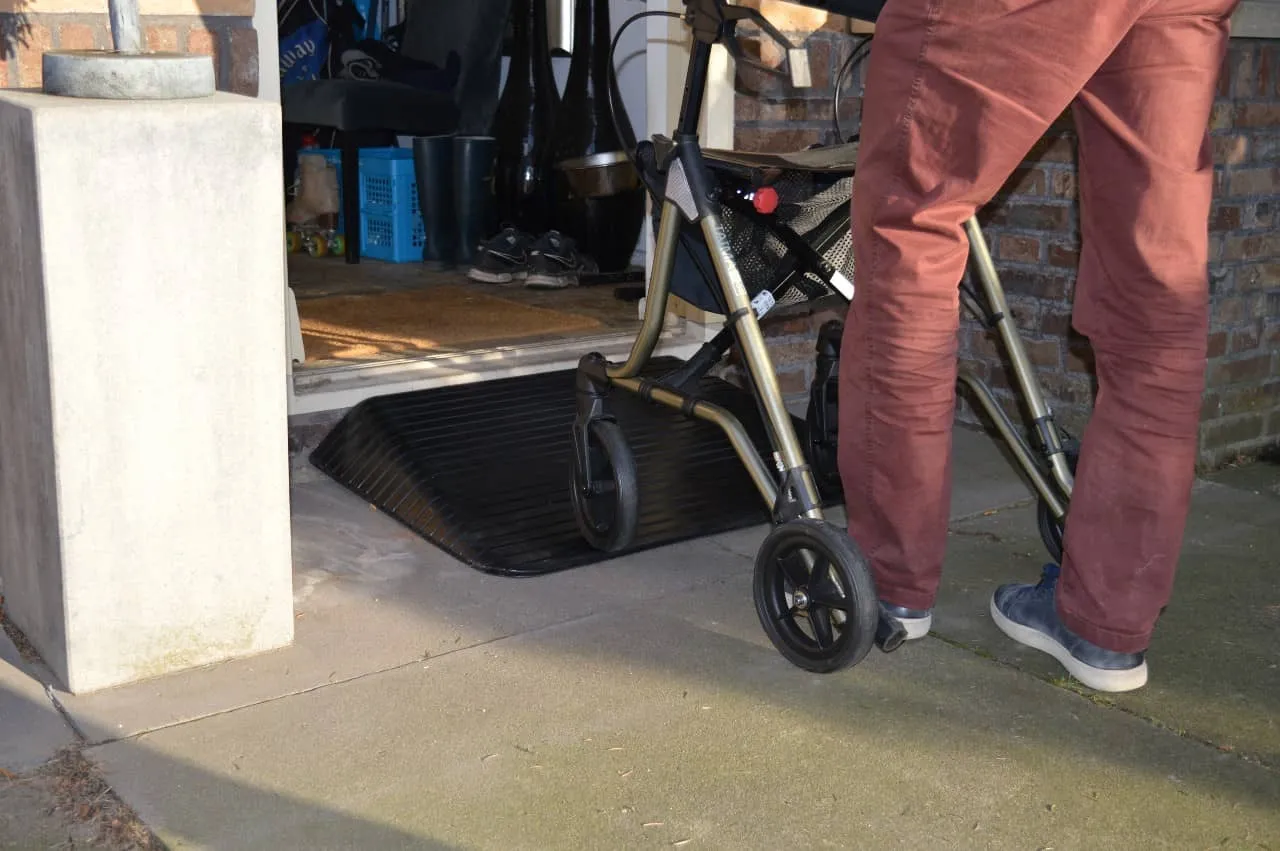 12,5 cm – Rubberen Drempelhulp Schuin - Afbeelding 5