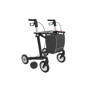 Server CF Carbon Fiber Rollator - Ultra Lichtgewicht, Opvouwbaar en Duurzaam met Zachte PU Banden (5 kg - 6,8 kg)