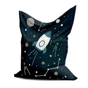 Zitzak met ruimtevaart print